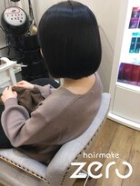 ヘアメイクゼロ 坂戸駅前店(hairmake zero) ゼフィラム　艶髪ボブ