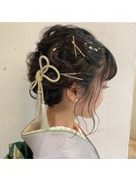 stylist FUKUI☆ウェーブヘアアレンジ