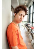 シルバーカラーサイドグラデーションスリークショート