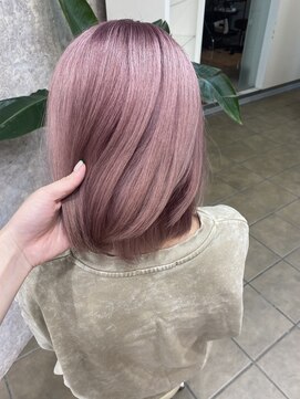 ソワンドゥブレス 瓜破店(soin de brace) 薄ピンクラベンダー