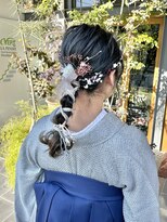 卒業式ヘアセット、ヘアアレンジ