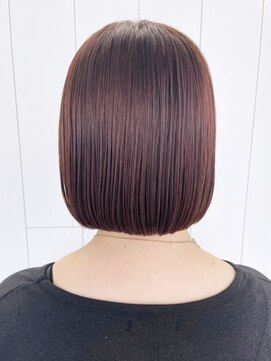 アルバム 池袋(ALBUM) ブラウンボブ_グレージュカラーボブウルフ_ba411672