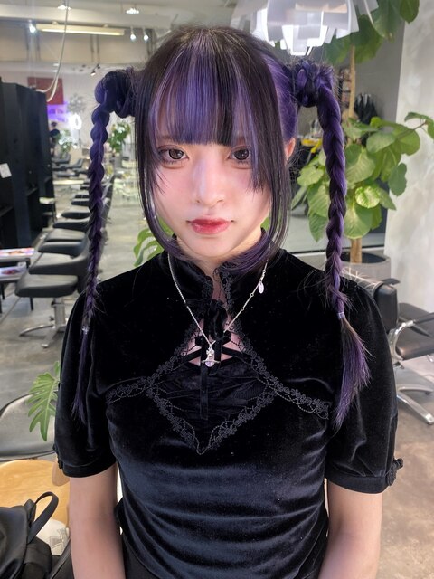 【RITZY】black × purple