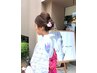 浴衣美人になっちゃった（注)必ず電話でご予約お願い致します。