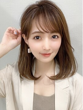 シルクレイ 新宿店(Silk-lei) 大人かわいい似合わせカット/こなれミディ/美髪/くびれヘア/20代