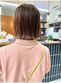 切りっぱなしボブ