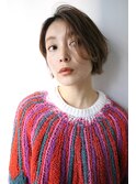 大人かわいいショートボブ