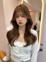 ボタン シブヤ(VOTAN SHIBUYA)&nbsp;韓国ヘア/前髪あり/顔まわりカット/くびれヘア