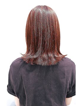 ラフィスヘアー シーマ 静岡店(La fith hair cima) 【La fith】 伸ばしかけ×切りっぱなし ミディ