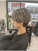 透明感カラー★ダブルカラーブリーチミルクティーベージュ