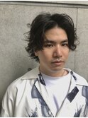 [佐野]メンズミディアムラフパーマ[恵比寿]