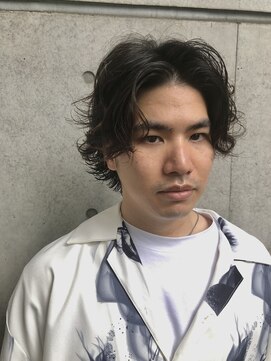 メロン 恵比寿(MERON) [佐野]メンズミディアムラフパーマ[恵比寿]