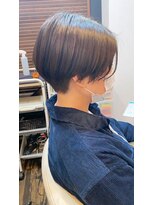 クレヨン ケース(Crayon case)&nbsp;大人かわいい耳掛けハンサムひし形束感ショート☆