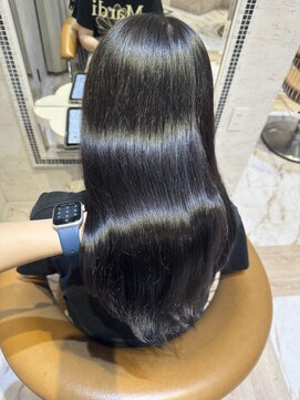 ロンドローズ 名古屋(Lond damaskRose) 顔周り ダブルカラー 名駅 ブリーチ 髪質改善 ボブ 韓国 862