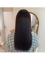 アンド ラ ブランシュ(&.La Blanche)&nbsp;ワンレン/黒髪カタログ/ラベンダー/小顔/髪質改善