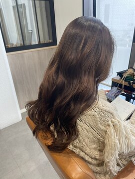 テラスヘア 新潟駅南(TERRACE hair) 【髪質改善艶カラー】まろやかグレージュ