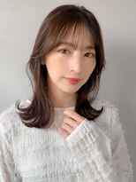 リヤン 表参道(lyann)&nbsp;前髪フェミニンロング結べるボブくびれヘア似合わせカット