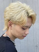 【Lond LOGAN亀井】フェザーパーマ　名古屋メンズパーマ　眉毛