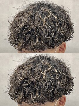 ササ 京都河原町店(33 SASA) 波巻きハイライトパーマ　京都四条河原町