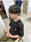 刈り上げマッシュ/波巻きパーマ/メンズパーマ/宇都宮/鶴田