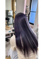 アジールヘア 所沢プロペ通り店(agir hair)&nbsp;夏カラーラベンダーグレージュ×透明感小顔韓国風ヘア
