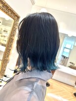 コワファースト  させぼ五番街店(COIFF1RST)&nbsp;グリーン×裾カラー