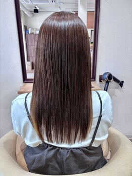 エスト 幕張本郷(est.) 夏くびれヘアアプリコットオレンジハイライトカラー