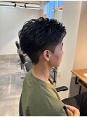 フェザーショート/刈り上げセンターパート/千葉駅/保立大翔