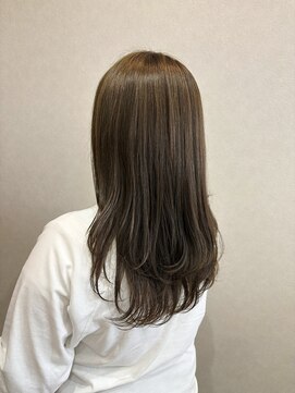 ミューズ 守山店(MUSE) 【MU-SE守山店】セミロング×オリーブカラー