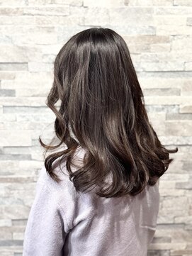 ラインロング×白髪染めリタッチ