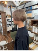 メンズブリーチ20代30代40代メンズカラーミルクティーベージュ