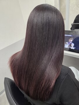 トッカ 茨木(tocca) 【tocca茨木　篠原】美髪矯正×ワインレッド＝最高の艶スタイル