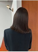 ぷつっとカット×こっくりブラウン