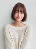 着物ヘア/大人ガーリー/ダークアッシュ/似合わせカット/人形町