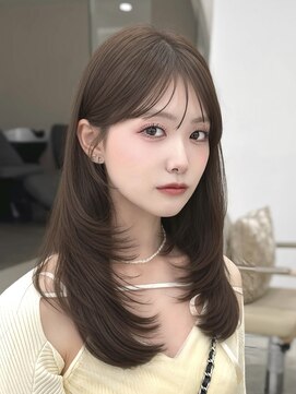 マウルルナ(MAEUL luna) レイヤーカット　韓国前髪　顔まわりカット