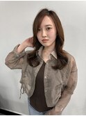 レイヤーカット/イメチェン/ホワイトブロンド/シャドウレイヤー