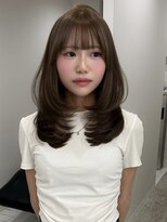 リヴ オオサカ(LIV OSAKA) グレージュ/レイヤー/ダブルカラー/顔周りレイヤー