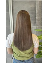 美容室 アイディー i-dee ブリーチなしヘーゼルベージュ