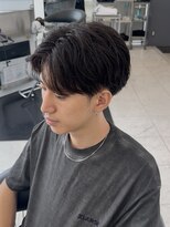 ナンブ セントラル(nambu-CENTRAL) 【毛流れニュアンス】ラフカール×センターパートマッシュ