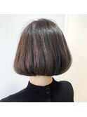 かんしゃ【Ｍａｒｉｋｏ】内巻きワンカール×重めボブ