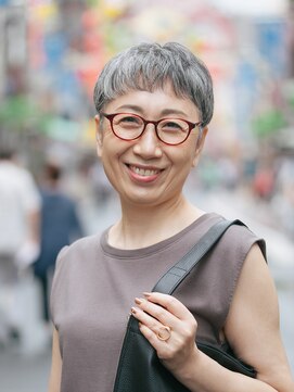 えがお美容室 【えがお美容室】50代60代にオススメ◎似合わせショートバング