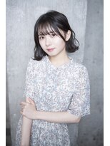 サロンドミルク 原宿(salon de MiLK)&nbsp;【salon de MiLK 原宿】耳かけゆるウェーブ×ダークベージュ