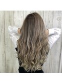 【_white+】バレイヤージュ×大人ロングスタイル