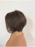 前下がりショートボブ［小田急相模原/髪質改善/縮毛矯正］