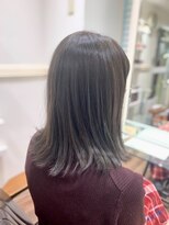 ヘアサロン ブランロール 白金店(Hair Salon Blanl'or) 外ハネロブ×赤みゼロ！透明感カラー
