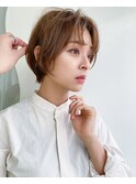 【なかじま ひびき】大人シースルーショートボブ