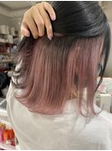 似合わせカットくびれヘアデザインカラーツートンカラー