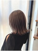 オフィスでも◎ブリーチで作る暗めラベンダーグレージュ