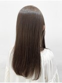 髪質改善ストレート×グレージュカラー3