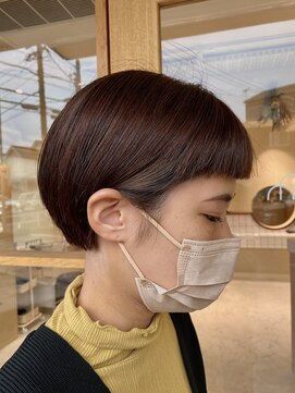 モカヘアー(mocha hair) ショートバング/マッシュ/オン眉